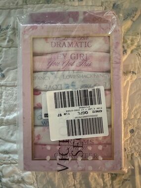 Loveshackfancy x Victoria’s Secret PINK Love Notes Cheeky Knickers 7 Pack Panty